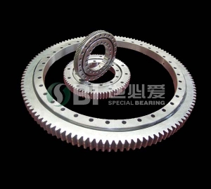 四點球帶法蘭盤轉盤軸承SLIR15/280回轉驅動,轉盤軸承,串列軸承，交叉滾子軸承,非標軸承,sbi，滿裝軸承